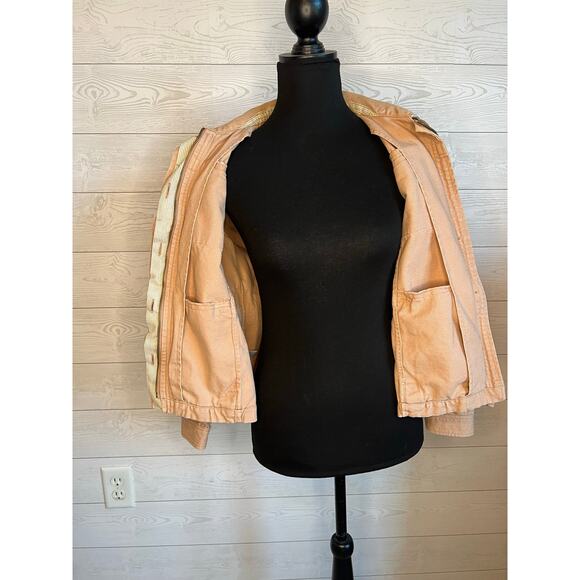 LOFT tan denim utility jacket Size Medium Petite - Picture 7 of 9